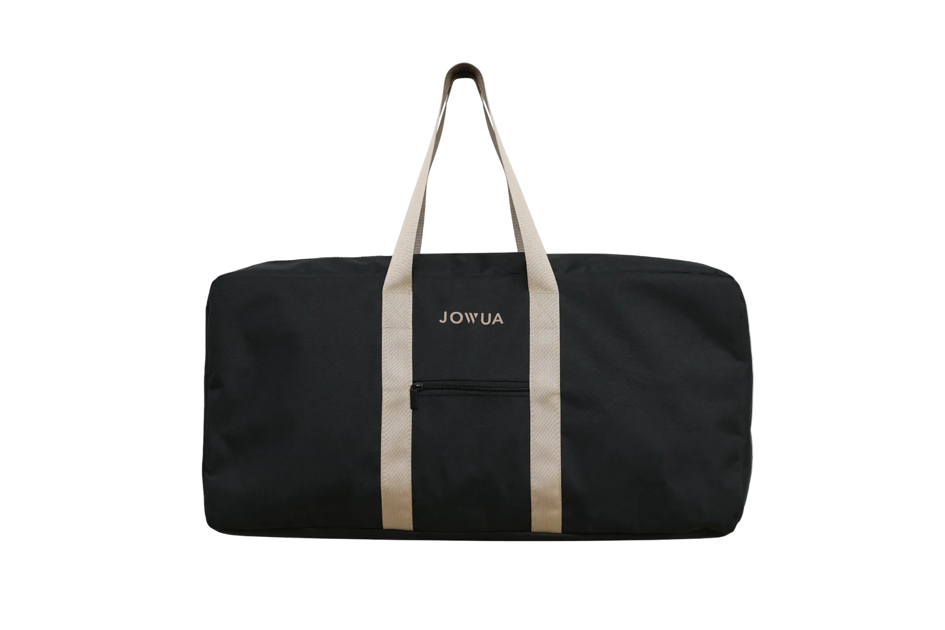 JOWUA Taiwan 前車廂 & 滑板車專用收納袋,黑色設計配米色提把和小前袋,正面印有品牌名,33L大容量,特斯拉前車廂收納首選。.