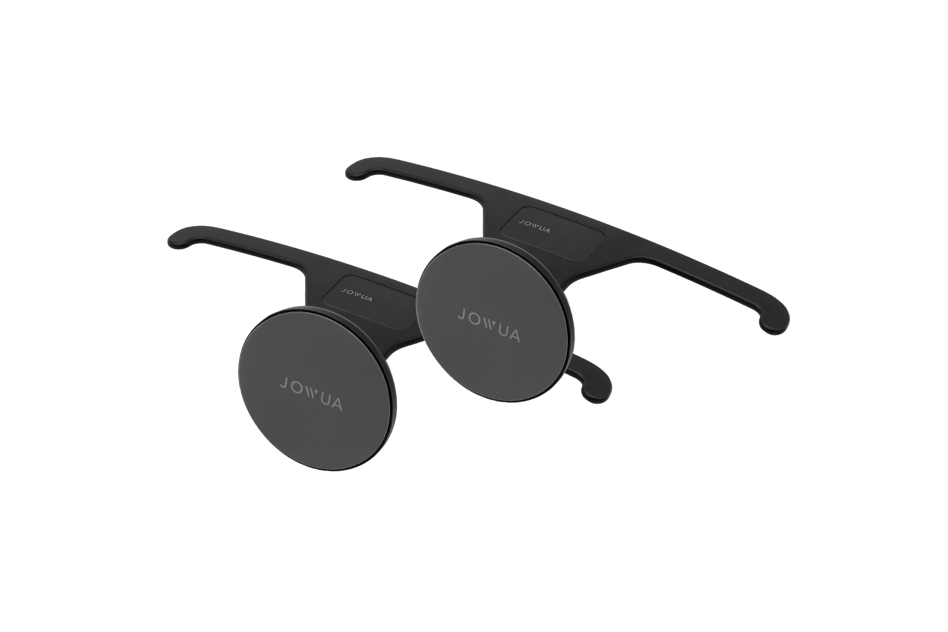 JOWUA 台灣生產的適用於 Model 3 (2018-2024) 和 Model Y (2021-2024) 的 MagSafe 磁吸掛鉤,具有易於使用的磁性附件和理想的車內收納空間,展示在白色背景上。.